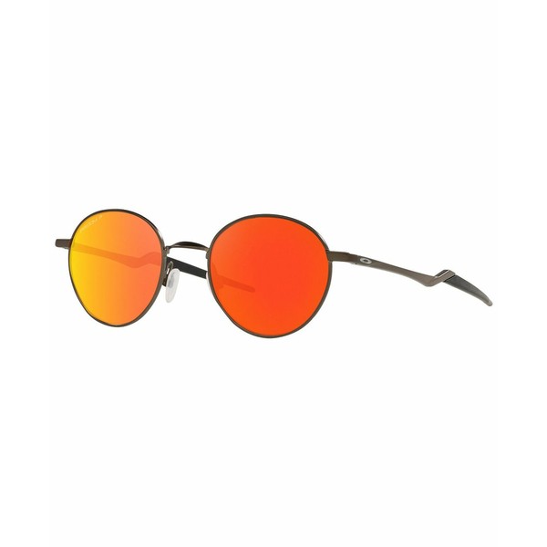 オークリー メンズ サングラス・アイウェア アクセサリー Men's Polarized Sunglasses, OO4146 Terrigal 51 Satin Pewter