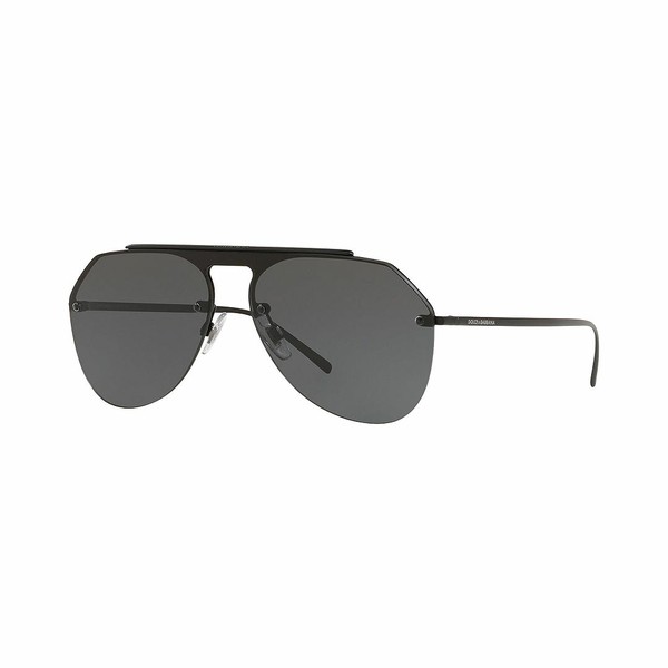 ドルチェ＆ガッバーナ メンズ サングラス・アイウェア アクセサリー Sunglasses, DG2213 34 MATTE BLACK / GREY