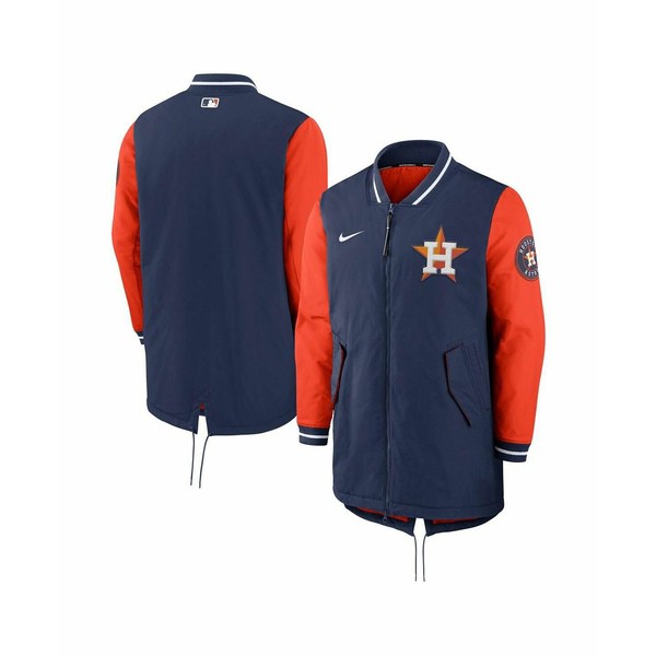 ナイキ メンズ ジャケット＆ブルゾン アウター Men's Navy Houston Astros Authentic Collection Dugout Performance Full-Zip Jacket Na