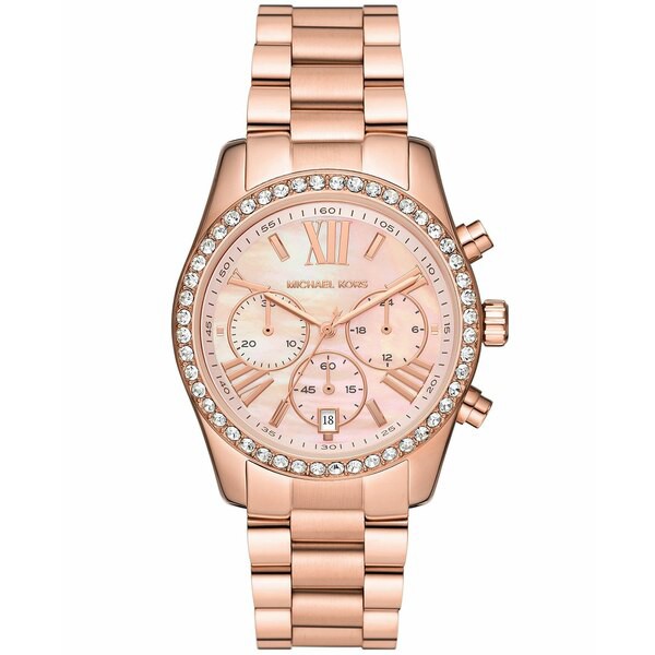 マイケルコース レディース 腕時計 アクセサリー Women's Lexington Lux Chronograph Rose Gold-Tone Stainless Steel Bracelet Watch 38