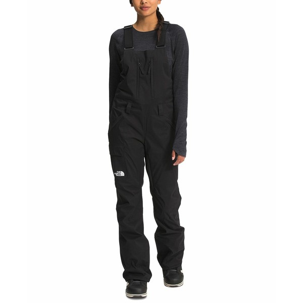 ノースフェイス レディース カジュアルパンツ ボトムス Women's Freedom Printed Bib Overalls Tnf Black