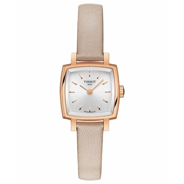 ティソット レディース 腕時計 アクセサリー Women's Swiss T-Lady Lovely Pink Leather Strap Watch 20mm Pink