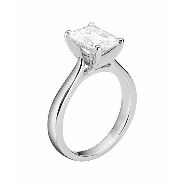 チャールズ アンド コルバード レディース リング アクセサリー Moissanite Emerald Solitaire Ring 2-1/2 ct. t.w. Diamond Equivalent