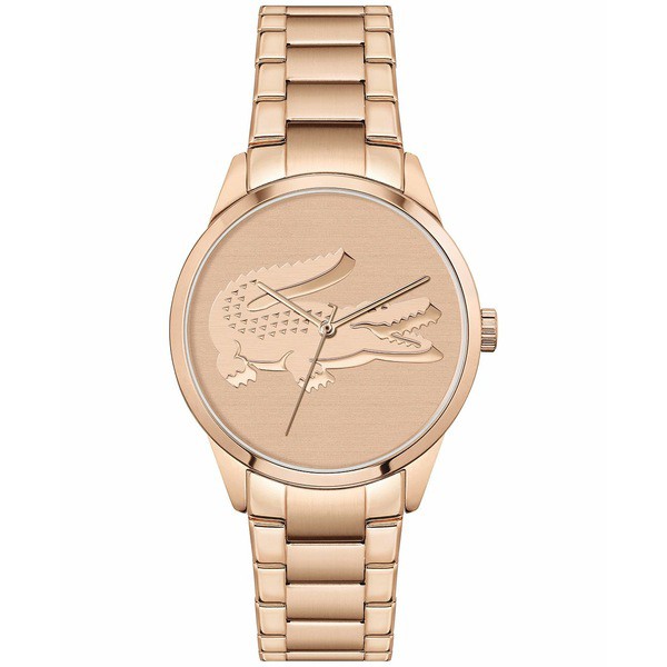 ラコステ レディース 腕時計 アクセサリー Women's Ladycroc Carnation Gold-Tone Bracelet Watch 36mm Gold