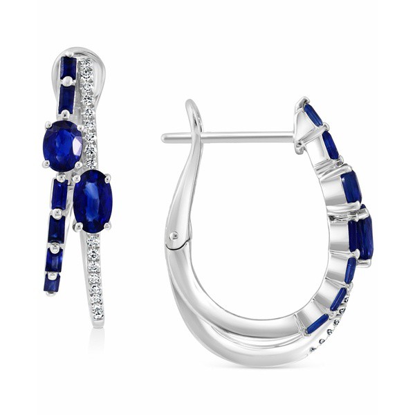 エフィー コレクション レディース ピアス＆イヤリング アクセサリー EFFY® Sapphire (1-3/8 ct. t.w.) & Diamond (1/8 ct. t.w.) Do