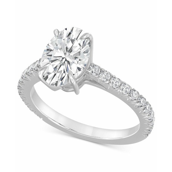 バッジェリーミシュカ レディース リング アクセサリー Certified Lab Grown Diamond Engagement Ring (2-1/2 ct. t.w.) in 14k White Go