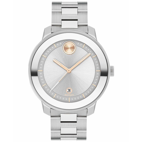 モバド レディース 腕時計 アクセサリー Women's Swiss Bold Verso Stainless Steel Bracelet Watch 38mm Silver