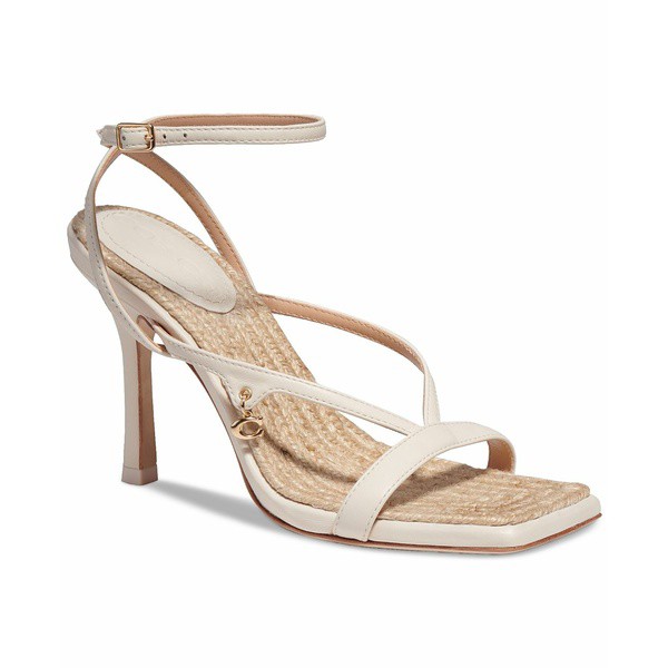 コーチ レディース サンダル シューズ Women's Kaia Strappy Stiletto Sandals Chalk