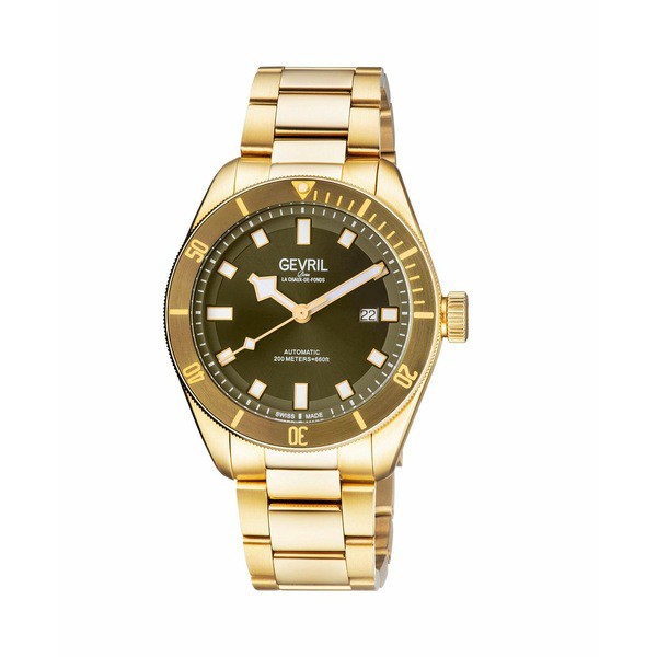 ジェビル メンズ 腕時計 アクセサリー Men's Yorkville 48605 Swiss Automatic Bracelet Watch 45mm Gold