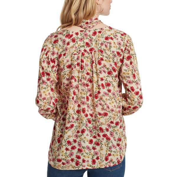 お得超歓迎 ジェシカシンプソン Dazed Printed Tie-Neck Top Gardeniaの通販はau PAY マーケット - asty|商品ロットナンバー:496070184 レディース カットソー トップス 大得価豊富な