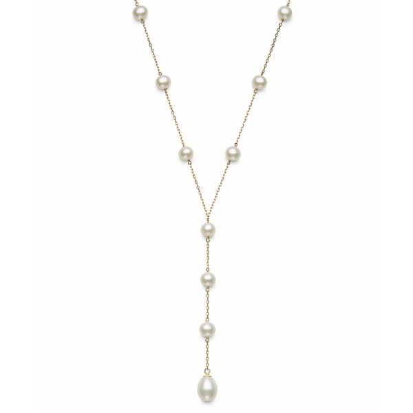 ベル ドゥ メール レディース ネックレス・チョーカー・ペンダントトップ アクセサリー Cultured Freshwater Pearl (6 & 8mm) 18" Lariat