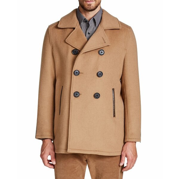 ブルックリン ブリゲイド メンズ ジャケット＆ブルゾン アウター Men's Belden Peacoat Camel