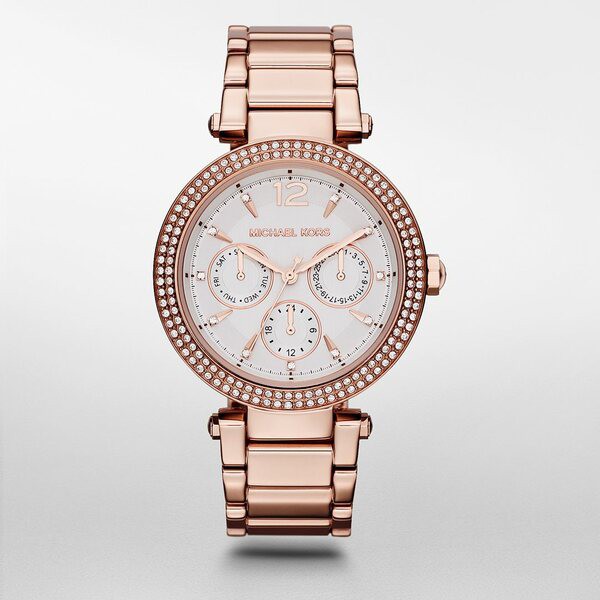 マイケルコース レディース 腕時計 アクセサリー Women's Parker Rose Gold-Tone Stainless Steel Bracelet Watch 39mm Rose Gold