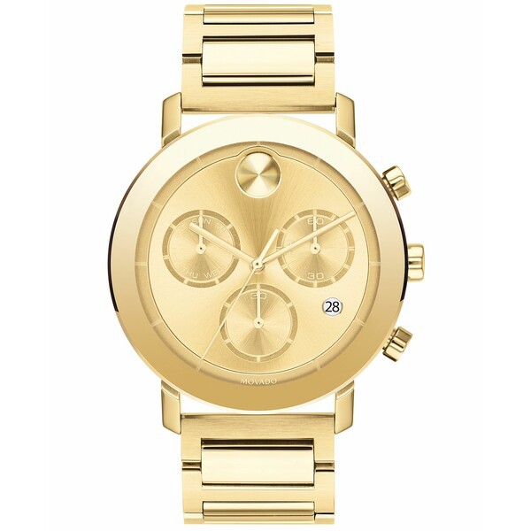 モバド メンズ 腕時計 アクセサリー Men's Swiss Chronograph Bold Evolution Gold Ion-Plated Steel Bracelet Watch 42mm, a Macy's Exc