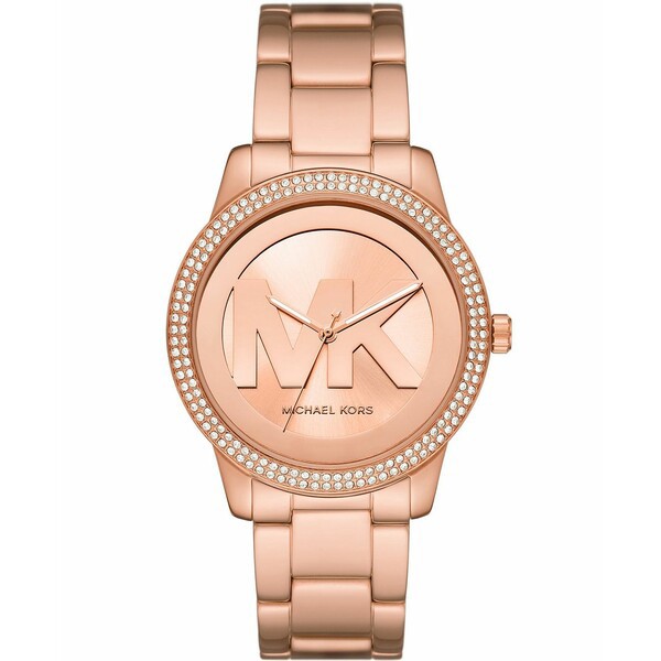 マイケルコース レディース 腕時計 アクセサリー Women's Tibby Three-Hand Rose Gold-Tone Stainless Steel Bracelet Watch 40mm Rose G