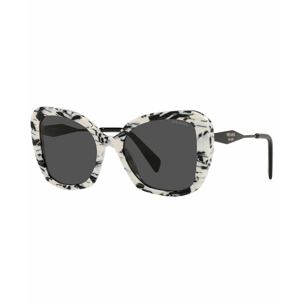 プラダ レディース サングラス＆アイウェア アクセサリー Women's Sunglasses, PR 03YS 53 Abstract Talc