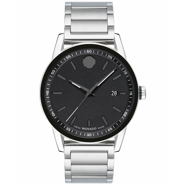 モバド メンズ 腕時計 アクセサリー Men's Swiss Museum Sport Stainless Steel Bracelet Watch 42mm Silver