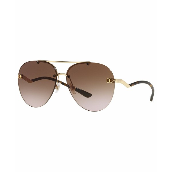 ドルチェ＆ガッバーナ レディース サングラス＆アイウェア アクセサリー Sunglasses, DG2272 61 GOLD/BROWN GRADIENT