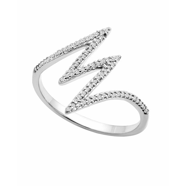 ラップド レディース リング アクセサリー Diamond Lightning Bolt Ring (1/6 ct. t.w.) in 10k Gold Or White Gold, Created for Macy'