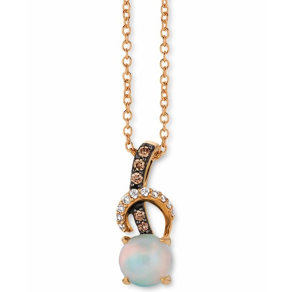 ルヴァン レディース ネックレス・チョーカー・ペンダントトップ アクセサリー Chocolatier® Neopolitan Opal (3/8 ct. t.w.) & Diam