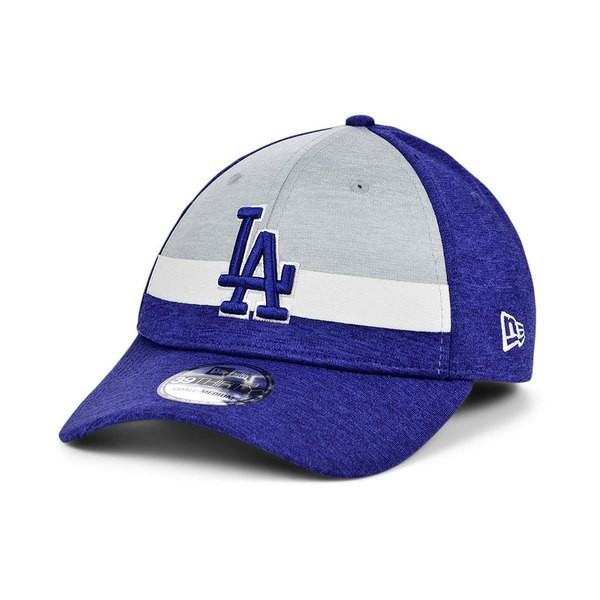 21年春夏再販 ニューエラ メンズ 帽子 アクセサリー Los Angeles Dodgers Striped Shadow Tech 39thirty Cap Royalblue 人気トレンド Hindec Com