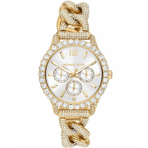 マイケルコース レディース 腕時計 アクセサリー Women's Layton Multifunction Gold-Tone Stainless Steel Bracelet Watch 39mm Gold-To