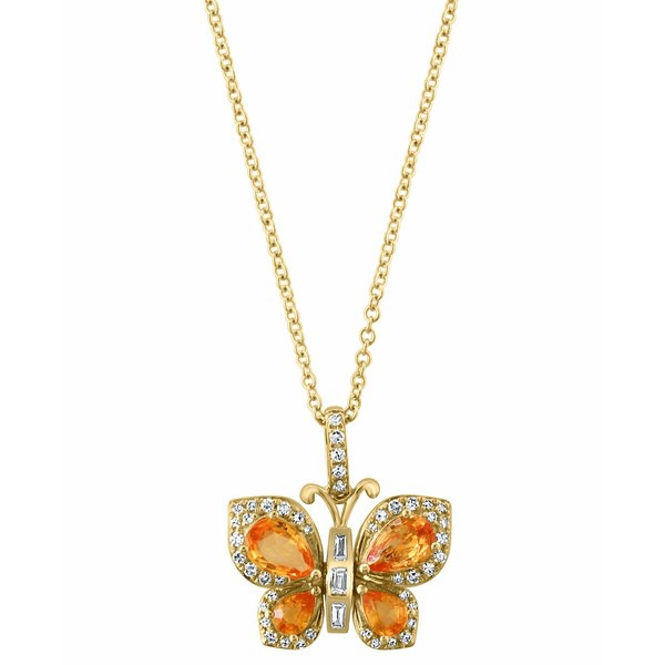 エフィー コレクション レディース ネックレス・チョーカー・ペンダントトップ アクセサリー EFFY® Yellow Sapphire (1-1/5 ct. t.w.