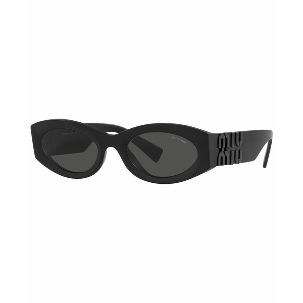 ミュウミュウ レディース サングラス＆アイウェア アクセサリー Women's Sunglasses, Mu 11Ws 54 Matte Black