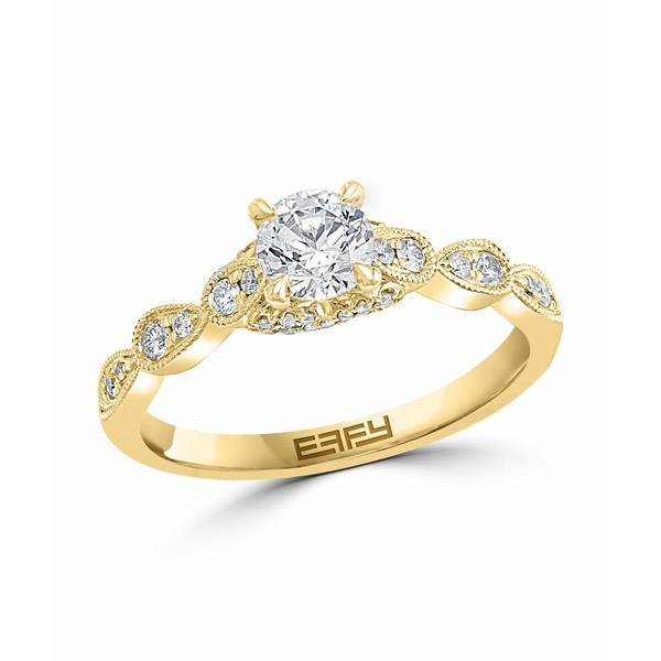 エフィー コレクション レディース リング アクセサリー Effy Diamond Ring (1/2 ct. t.w.) in 14k Yellow Gold Yellow Gold