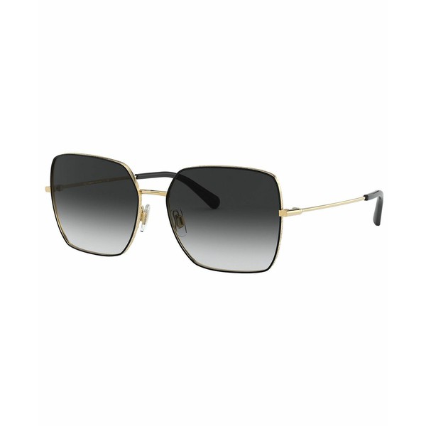 ドルチェ＆ガッバーナ レディース サングラス＆アイウェア アクセサリー Women's Sunglasses, DG2242 GOLD/BLACK/GREY GRADIENT