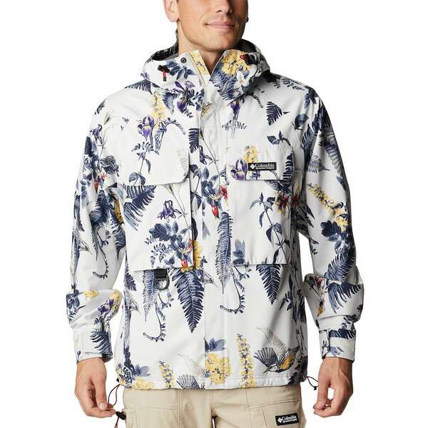 コロンビア メンズ ジャケット＆ブルゾン アウター Men's Field Creek Fraser Shell Jacket Sea Salt, Wildlife Guide