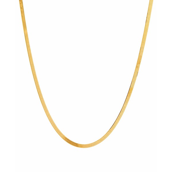 イタリアン ゴールド レディース ネックレス・チョーカー・ペンダントトップ アクセサリー Herringbone Link 20" Chain Necklace in 10k