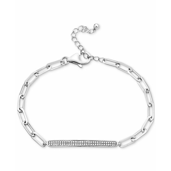 エフィー コレクション レディース ブレスレット・バングル・アンクレット アクセサリー EFFY® Diamond Bar Paperclip Link Bracelet