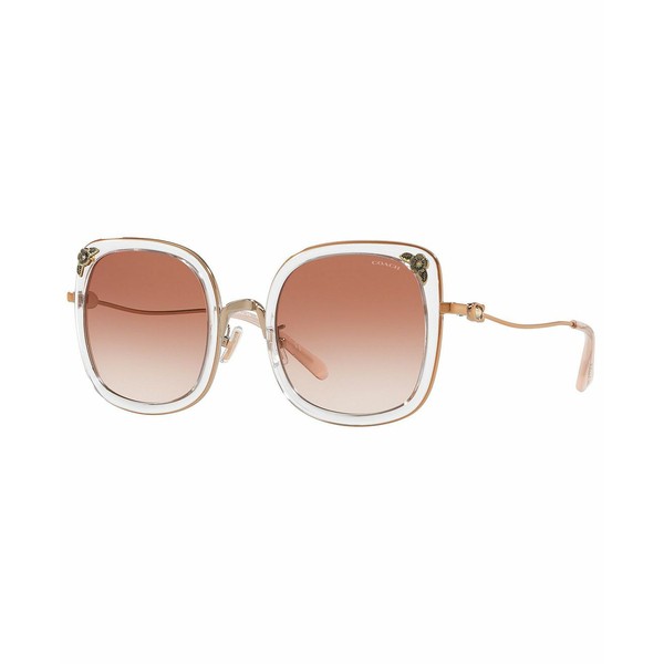 コーチ レディース サングラス＆アイウェア アクセサリー Sunglasses, HC7101B 53 L1081 Shiny Rose Gold/Transp PINK/Pink Gradient