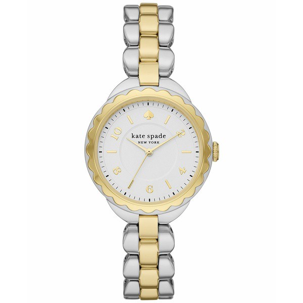 ケイト スペード レディース 腕時計 アクセサリー Women's Morningside Two-Tone Stainless Steel Bracelet Watch 34mm Two-tone