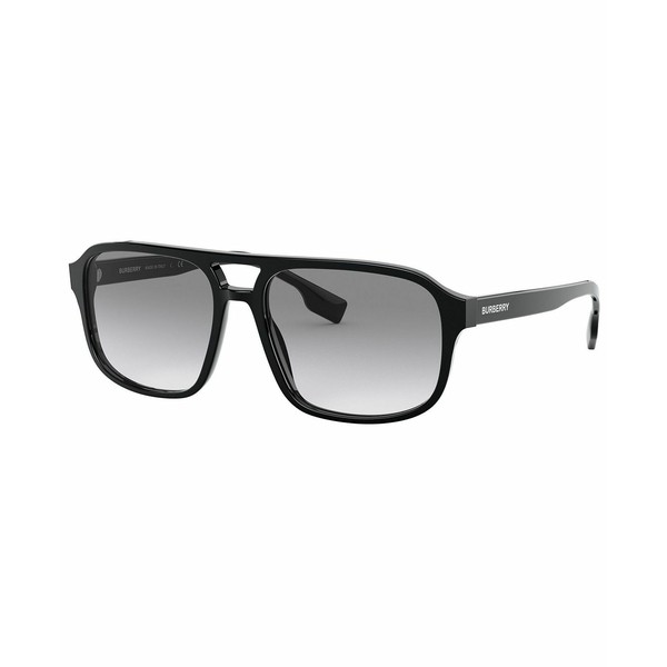 バーバリー メンズ サングラス・アイウェア アクセサリー Men's Sunglasses, BE4320 58 BLACK