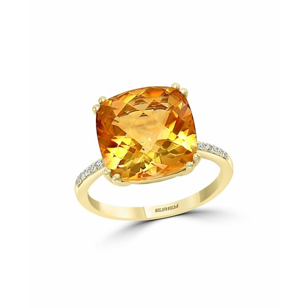 エフィー コレクション レディース リング アクセサリー EFFY® Semi-Precious & Diamond Statement Ring Citrine/Yellow Gold