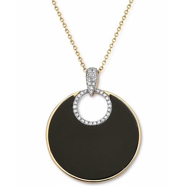 エフィー コレクション レディース ネックレス・チョーカー・ペンダントトップ アクセサリー EFFY® Onyx & Diamond (1/6 ct. t.w.) D