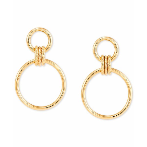 イタリアン ゴールド レディース ピアス＆イヤリング アクセサリー Doorknocker Drop Earrings in 10k Gold Gold