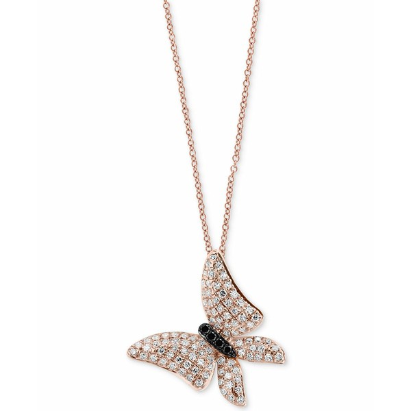 エフィー コレクション レディース ネックレス・チョーカー・ペンダントトップ アクセサリー EFFY® Diamond Butterfly Pendant Neckl