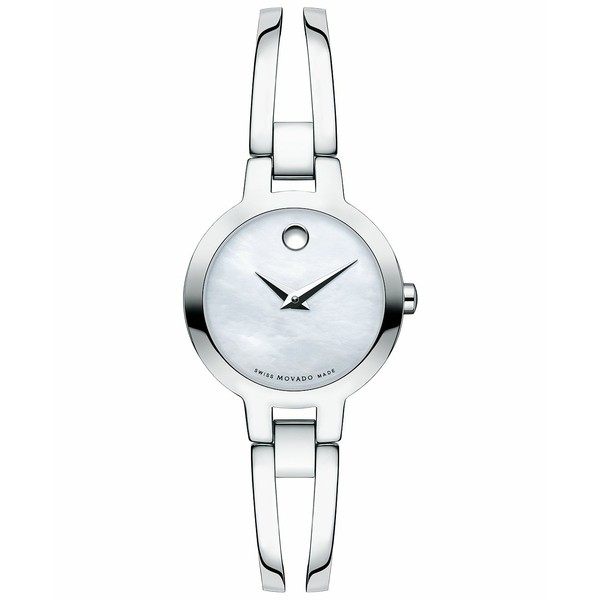 モバド レディース 腕時計 アクセサリー Women's Swiss Amorosa Stainless Steel Bangle Bracelet Watch 24mm Stainless Steel