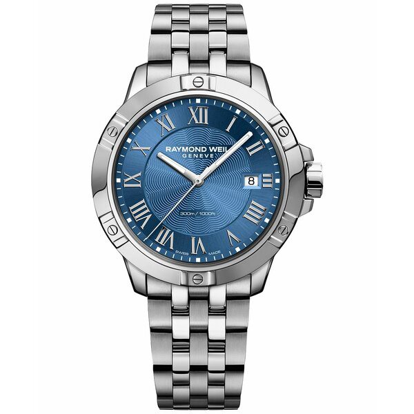 レイモンドウェイル メンズ 腕時計 アクセサリー Men's Swiss Tango Stainless Steel Bracelet Watch 41mm 8160-ST-00508 Silver