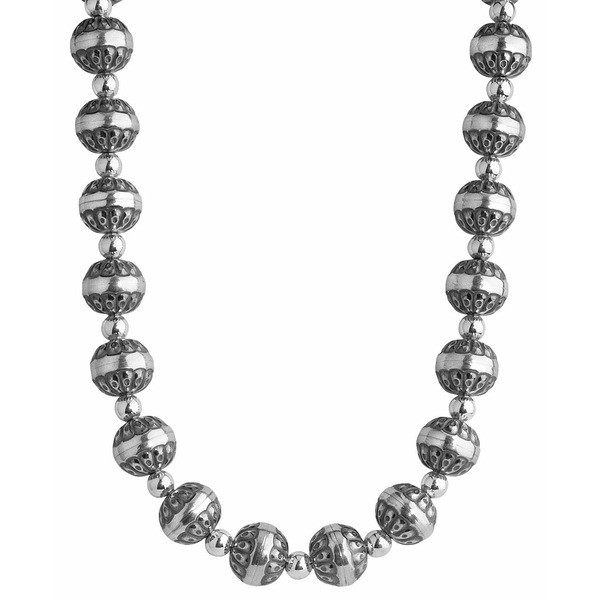 アメリカンウェスト レディース ネックレス・チョーカー・ペンダントトップ アクセサリー Sterling Silver Native Pearl Necklace 17 to