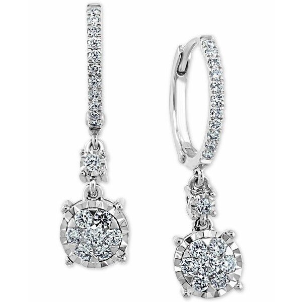 エフィー コレクション レディース ピアス＆イヤリング アクセサリー EFFY® Diamond Cluster Dangle Drop Earrings (3/4 ct. t.w.) i