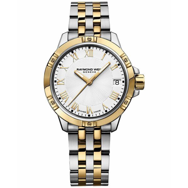 レイモンドウェイル レディース 腕時計 アクセサリー Women's Swiss Tango Two-Tone PVD Stainless Steel Bracelet Watch 30mm 5960-STP