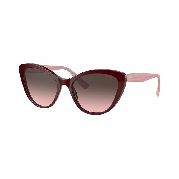 ミュウミュウ レディース サングラス＆アイウェア アクセサリー Sunglasses, MU 05XS 55 BORDEAUX