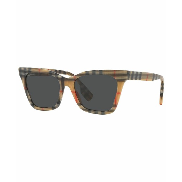 バーバリー レディース サングラス＆アイウェア アクセサリー Women's Sunglasses, BE4346 53 Vintage-Like Check