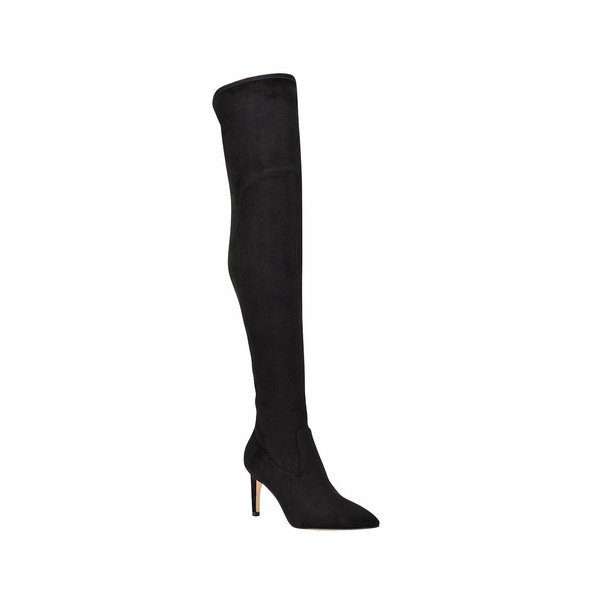 カルバンクライン レディース ブーツ＆レインブーツ シューズ Women's Sacha Over the Knee High Heel Boots Black