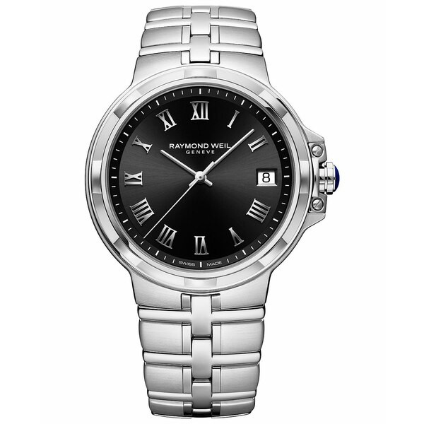 レイモンドウェイル メンズ 腕時計 アクセサリー Men's Swiss Parsifal Stainless Steel Bracelet Watch 41mm No Color