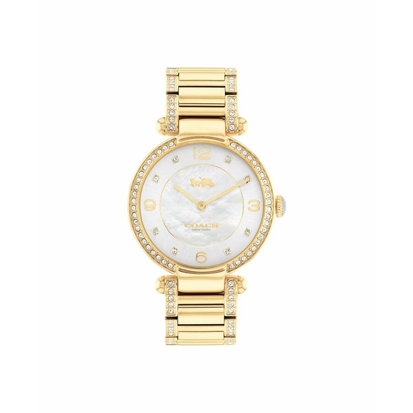 コーチ レディース 腕時計 アクセサリー Women's Cary Gold-Tone Bracelet Watch 34mm Gold